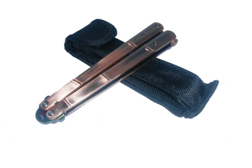 Briceag fluture rainbow, pentru antrenament 24 cm