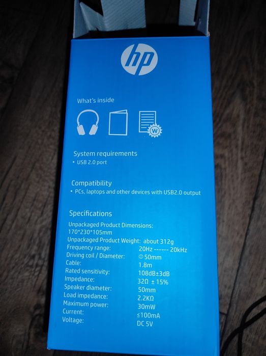 игровые наушники HP