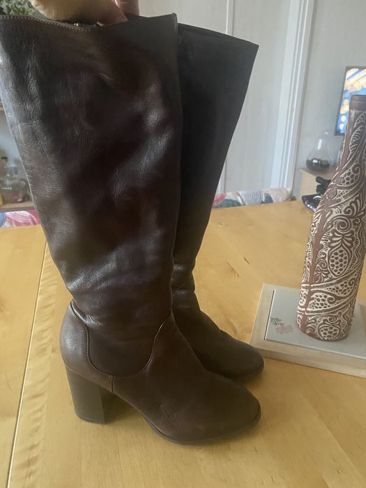 Кожени ботуши, #37, кафяви