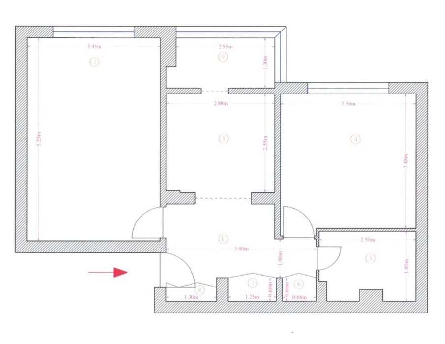 Apartament 2 camere, decomandat, Paltinis (ID:T538) — fotografia 1