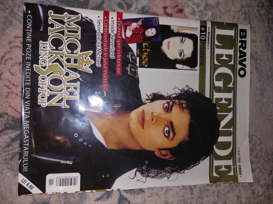 Revista Bravo Legende cu Michael Jackson - editie dedicata lui MJ
