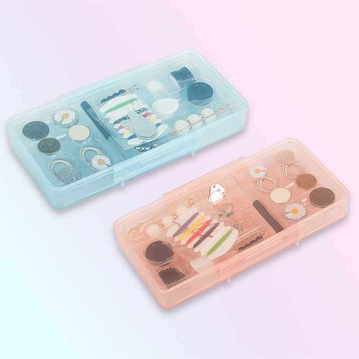 Шевен комплект 40 в 1 с калъф – конци, копчета и аксесоари