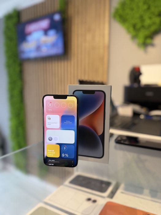 **ATS GSM**iPhone 14 128Gb Blue/Baterie100%/Fact+Gar