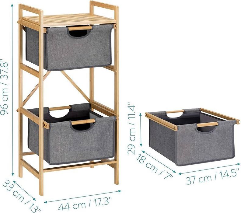 Этажерка корзина для белья