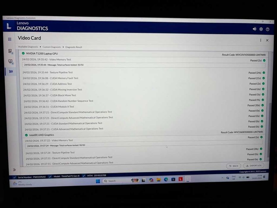 Lenovo ThinkPad P1 Gen 4 16”4K, 600nits, T1200 cpu i7 11850H 32/1Tb 5G