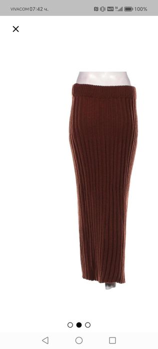 Дълга пола плетиво