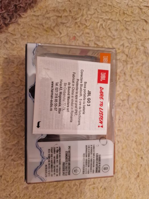 Boxa portabila JBL Go 3 noua