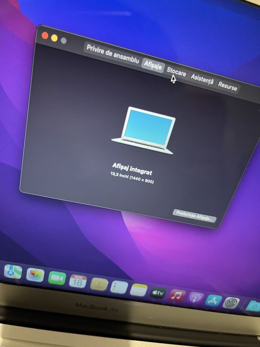 Macbook air i5 cu 2 nuclee din 2017