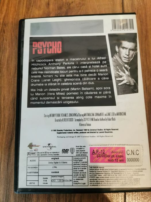Filme Hitchcook Psycho Păsările Vertigo
