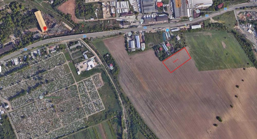 Teren intravilan - Ploiesti - Str Mihai Bravu - Persoana fizica
