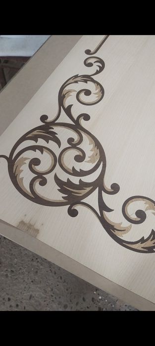 Маркетри. (Инкрустация по шпону)