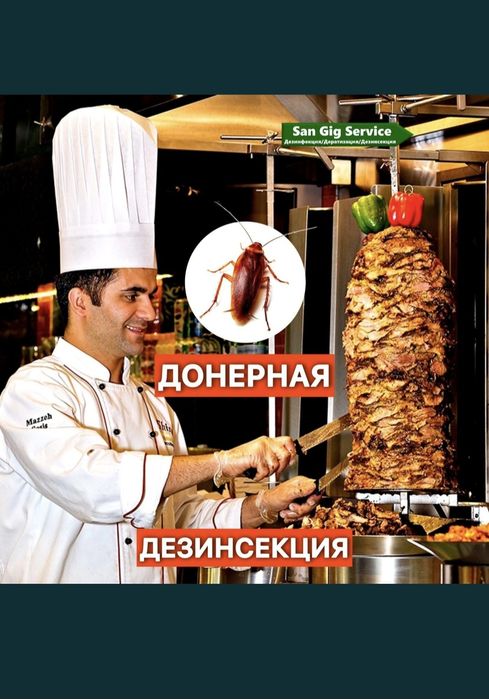 Дезинфекция фастфуд донерка суши