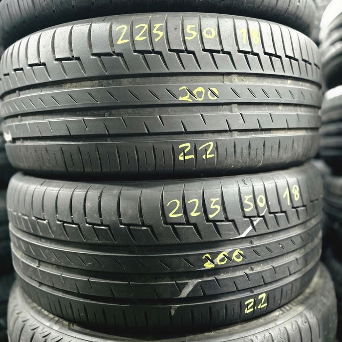 2x 225/50/18 VARA CONTINENTAL 2022 Stare excelentă