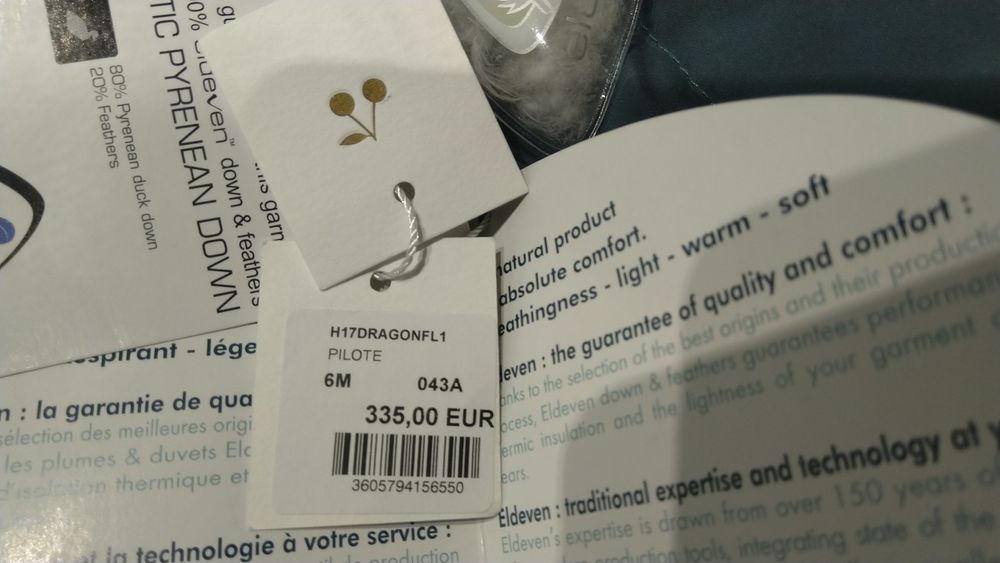 НОВ Бебешки пухен космонавт Bonpoint - 18 месеца