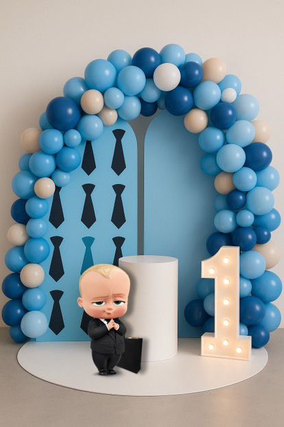 Детска фотозона за рожден ден – Бос бебе, Спайдърмен, Русалка