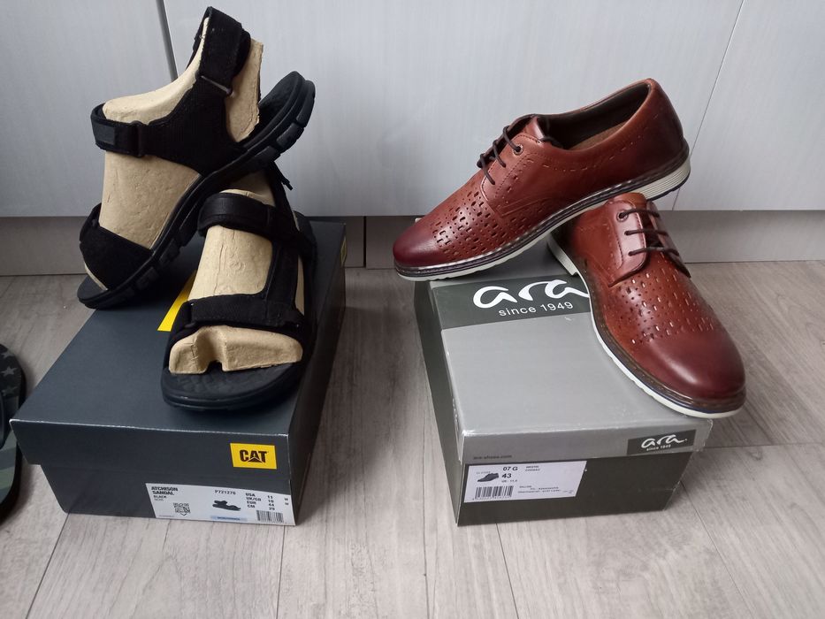 Нови сандали на Ara, CAT и джапанки на Hurley