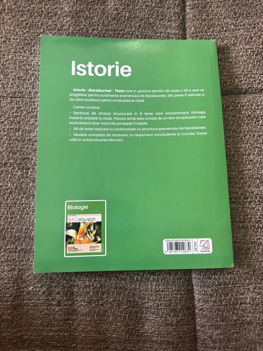 Carte teste istorie bac