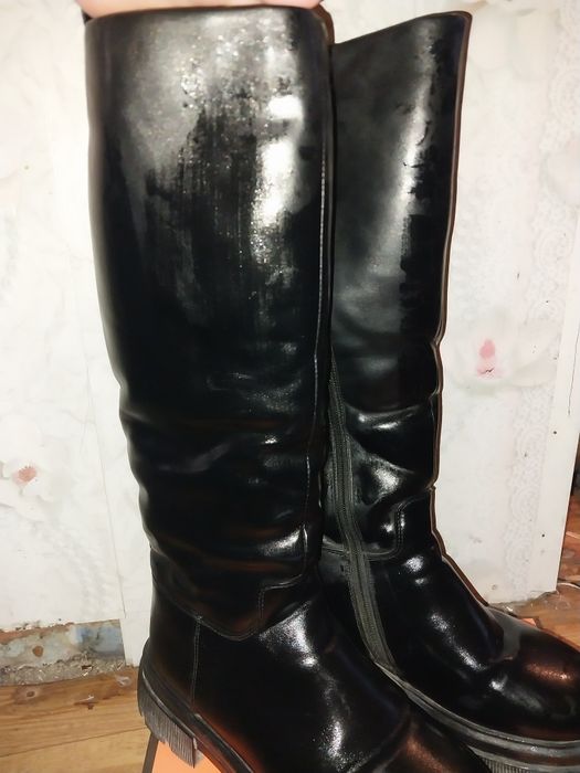 Продам зимние длинные сапоги!