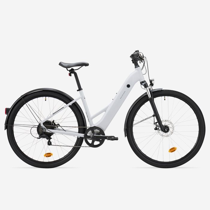 Bicicletă polivalentă electrică Cadru jos - produs resigilat Decathlon