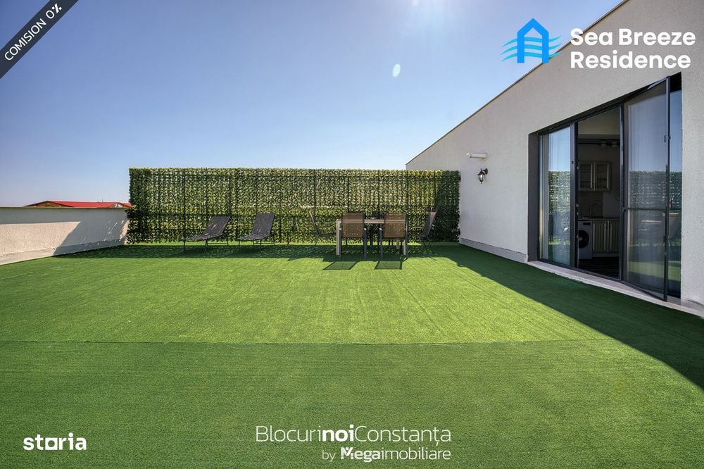 #Penthouse mobilat și utilat · terasă 110mp | zona Lidl, Mamaia Nord — fotografia 2