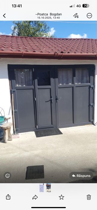 Vând geamuri și uși de termopan noi și second hand