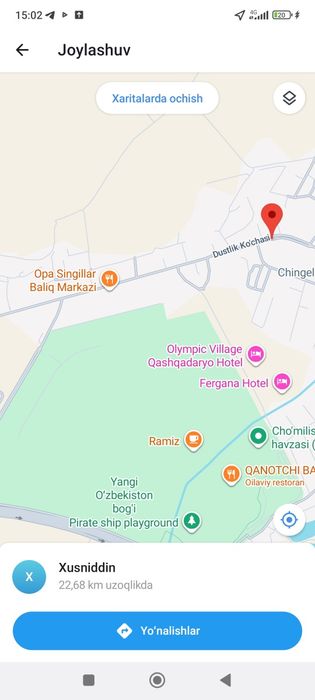 Yangi o'zbekiston bog'ida Xovli sotiladi