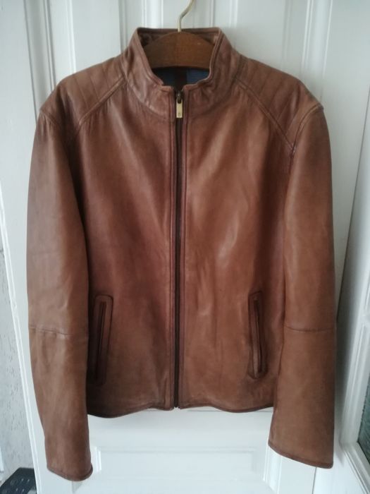 Geaca piele Massimo Dutti xl bărbați