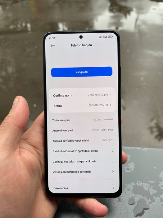 Redmi note 12 pro srochni sotiladi aybi yuq !