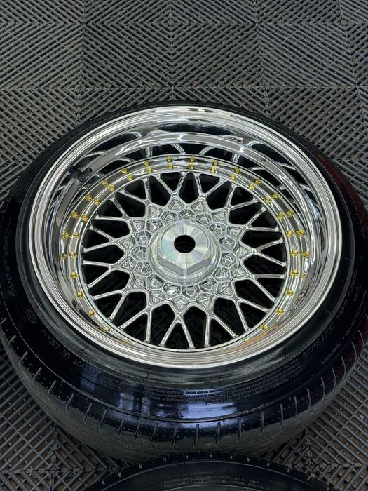 Jante Aliaj Cromate / Full Chrome 4x100 - 4x108 16 Cu Anvelope De vara 205 45 16