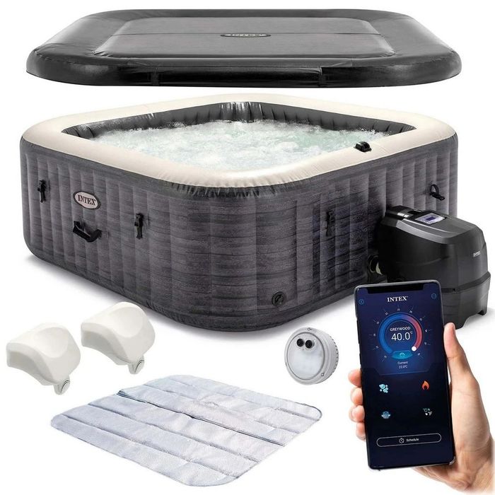 Piscina gonflabila cu hidromasaj Intex