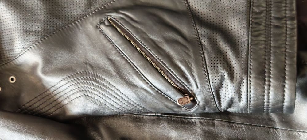 Кожаная куртка мужская