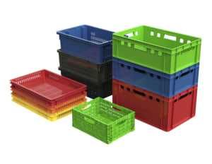 Ящики пластмассовые в широком ассортименте