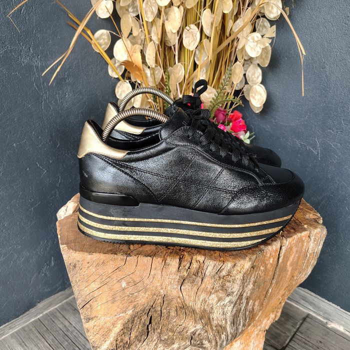 Sneakers damă Hogan H 368, pantofi sport casual piele naturală