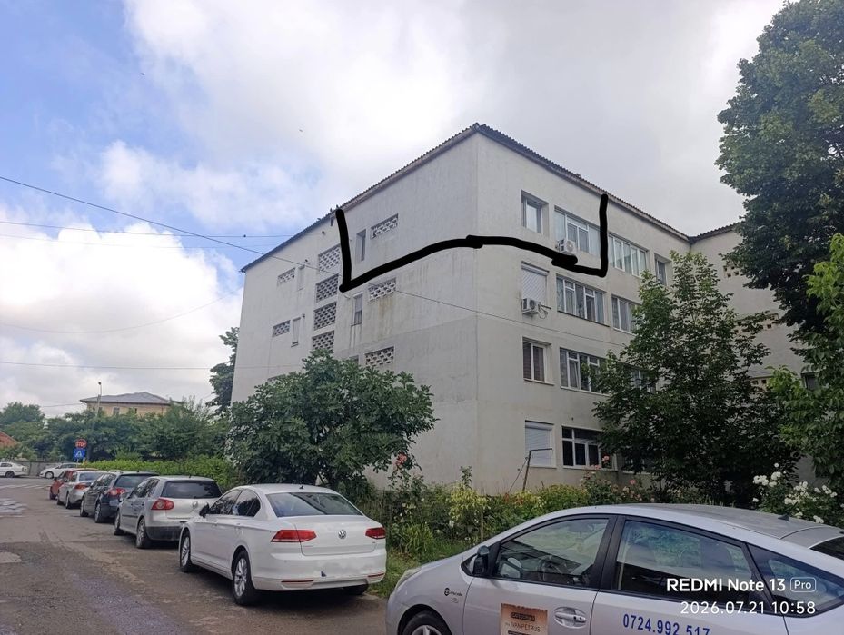 Apartament de vânzare -2 camere, zonă centrală
