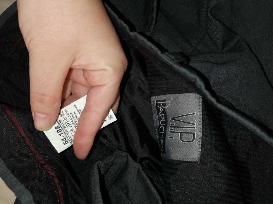 ХL. Елегантен мъжки, сив костюм с риза