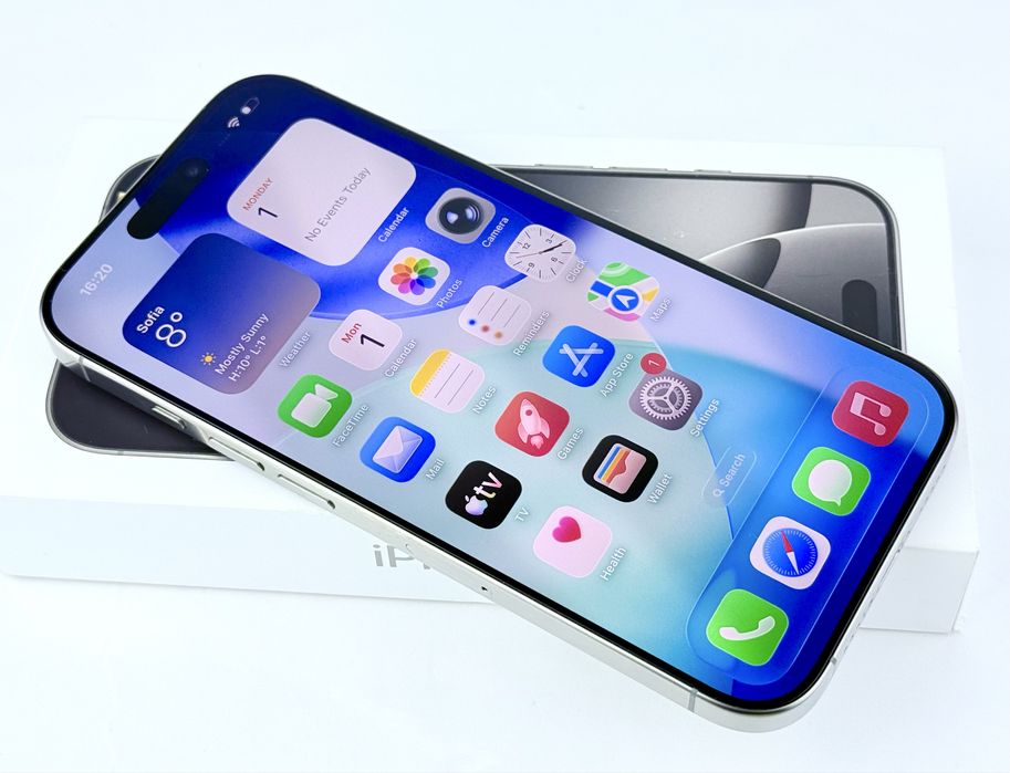 Apple iPhone 16 Pro 128GB Natural Titanium Перфектен! Гаранция!