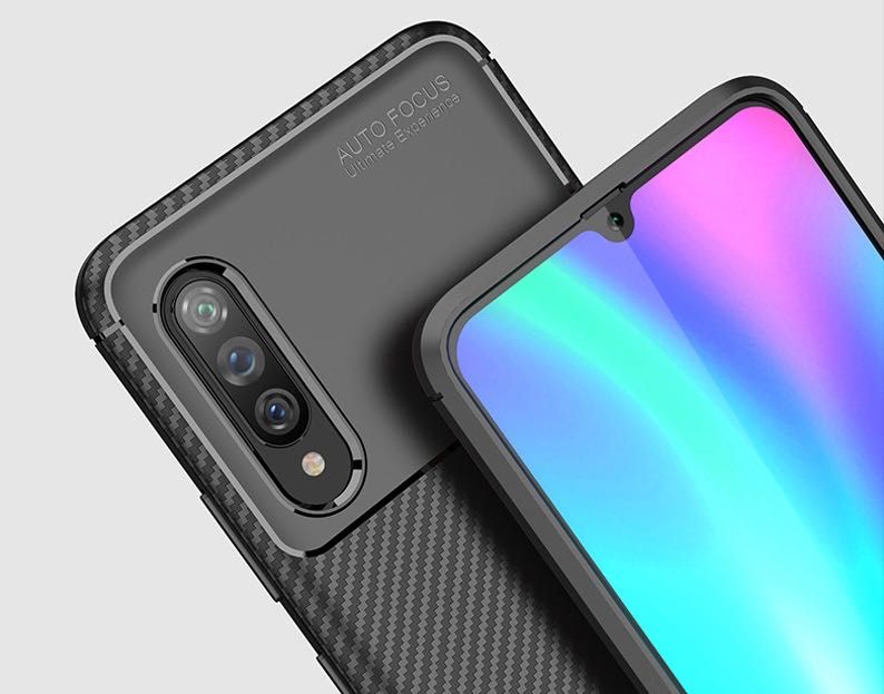 Стилен силиконов гръб с карбонов ефект Samsung A24 4G