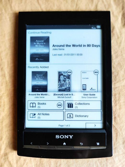 E-reader Sony PRS-T1