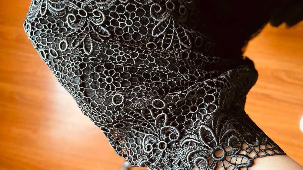 Женская одежда, Платье с кружевом, размер 44-46, Италия