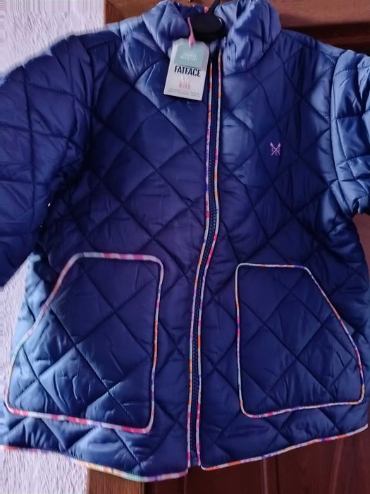 Детска тънка грейка, тъмно син цвят.