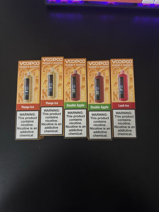 Vape Voopoo cloud narghilea electronica 20k puff