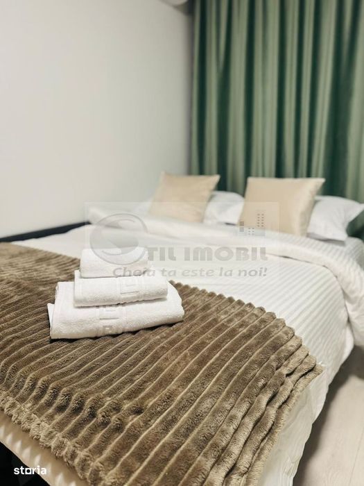 Apartament 1 camera, Valea Lupului, mobilat complet, bloc nou, parcare