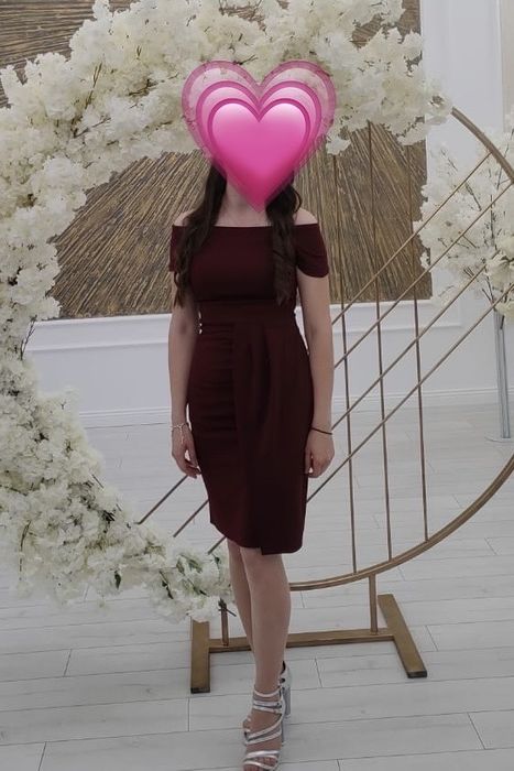 Rochie de nuntă Janice burgundy