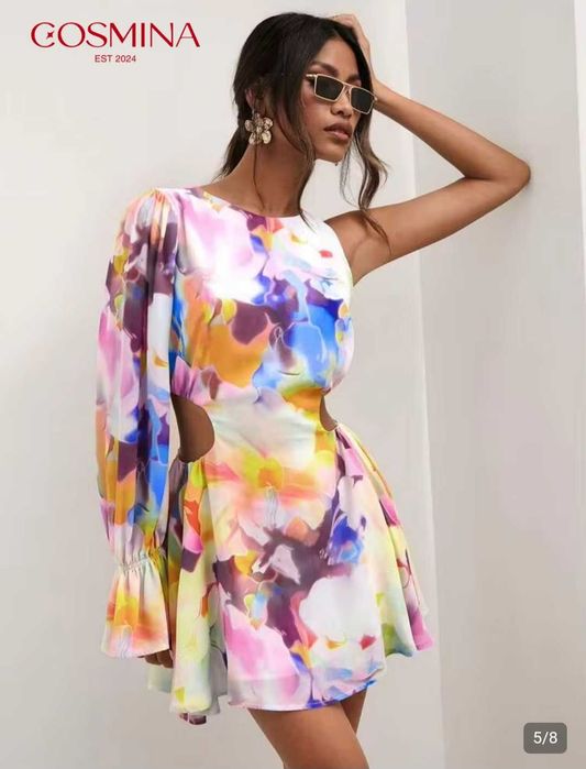 Shein сладка асиметрична рокличка