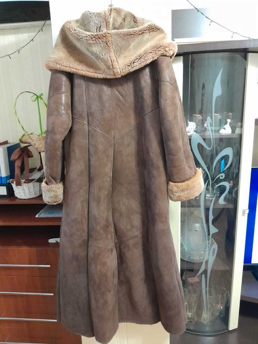 Натуральная дублёнка, размер 48-50