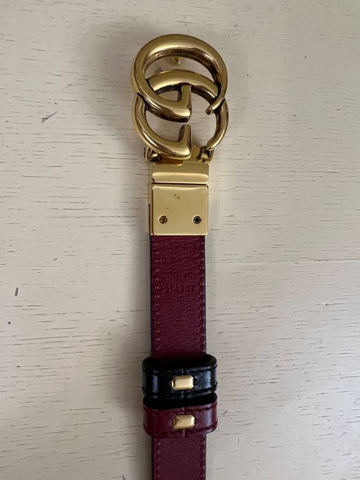 Двусторонний ремень Gucci GG Marmount