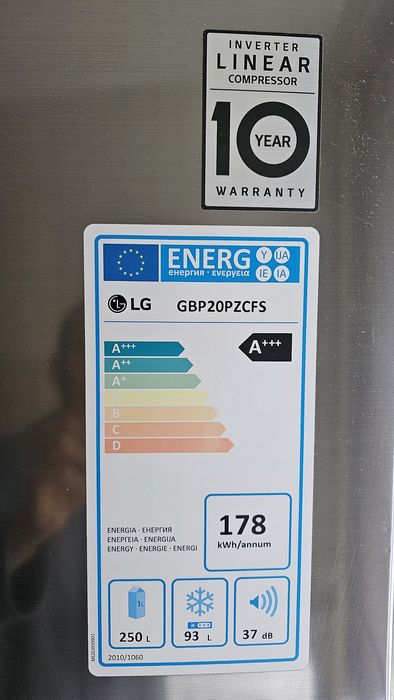 Frigider LG - TotalNoFrost, Clasa A+++