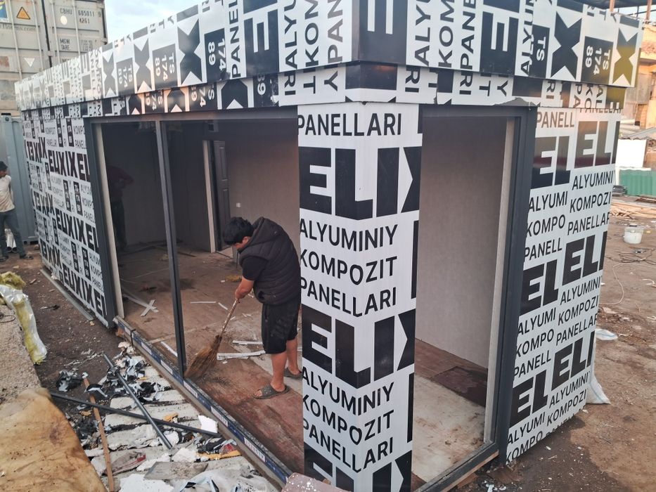 Kontener Domik Ofis Контейнер жилые для рабочих