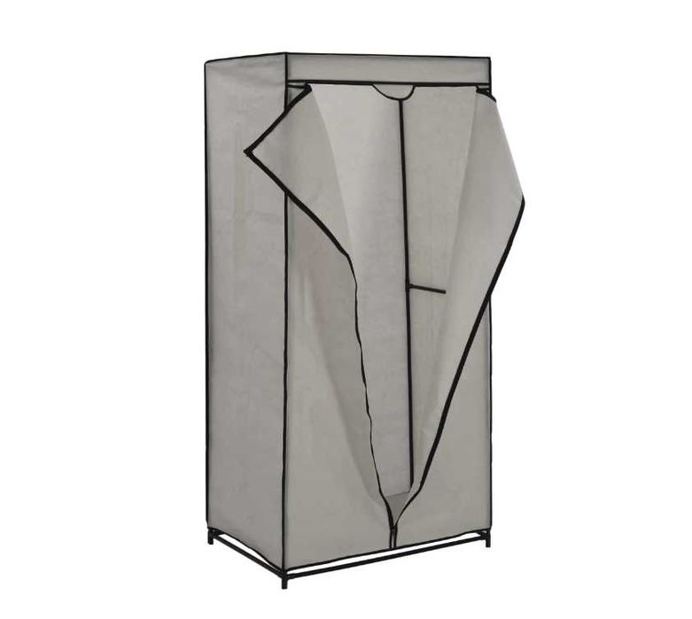Dulap textil 75x50x145 cm, pentru interior, portabil, demontabil
