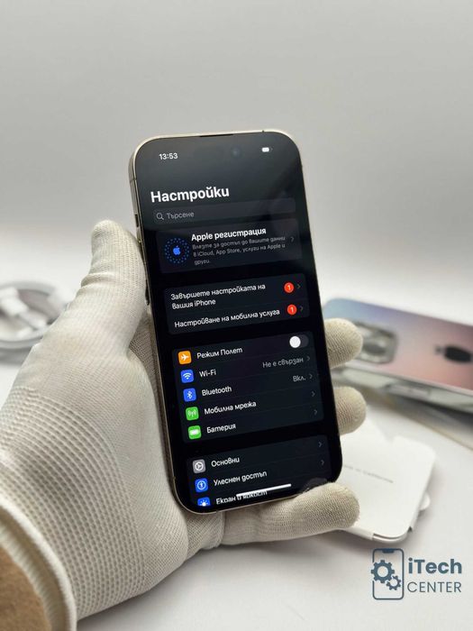 iPhone 14 Pro, 256GB, Gold, 100% батерия, КАТО НОВ, ГАРАНЦИЯ!
